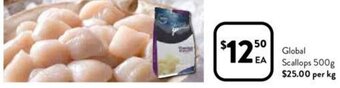 Foodworks Global Scallops 500g offer