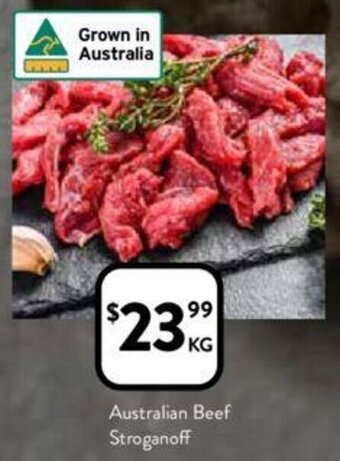 Foodworks Australian Beef Stroganoff offer