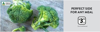 Foodworks Farm Fresh Broccoli offer