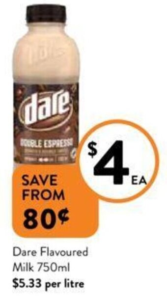 Dare Flavoured Milk 750ml