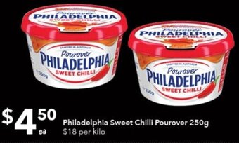Ritchies Philadelphia Sweet Chilli Pourover 250g offer