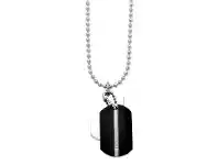 Bevilles Jewellery Stainless Steel Men's Dogtags Necklace offer