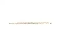 Bevilles Jewellery Stainless Steel Rose Colour Crystal Pave Ball Bracelet. offer