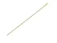 Bevilles Jewellery 9ct Yellow Gold Silver Infused Square Snake Chain Necklace 50cm offer