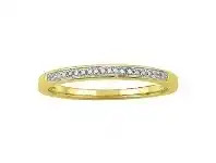 Bevilles Jewellery 9ct Yellow Gold Diamond Set Eternity Ring offer