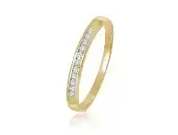 Bevilles Jewellery 9ct Yellow Gold Diamond Channel Set Eternity Ring - L offer