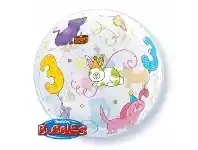 Bubble Balloon - 3rd Birthday, Cuddly Pets