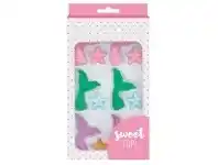 Icing Decorations - Mermaid Tail & Starfish 12 pk