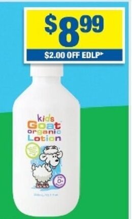 My Chemist Goat Kids Organic Moisturising Lotion 300ml offer