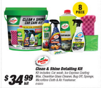 SuperCheap Auto Turtle Wax Clean & Shine Detailing Kit offer
