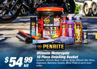 SuperCheap Auto Penrite Ultimate Motorcycle 10 Piece Detailing Bucket offer