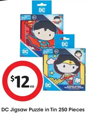 Coles DC Jigsaw Puzzle in Tin 250 Pieces offer