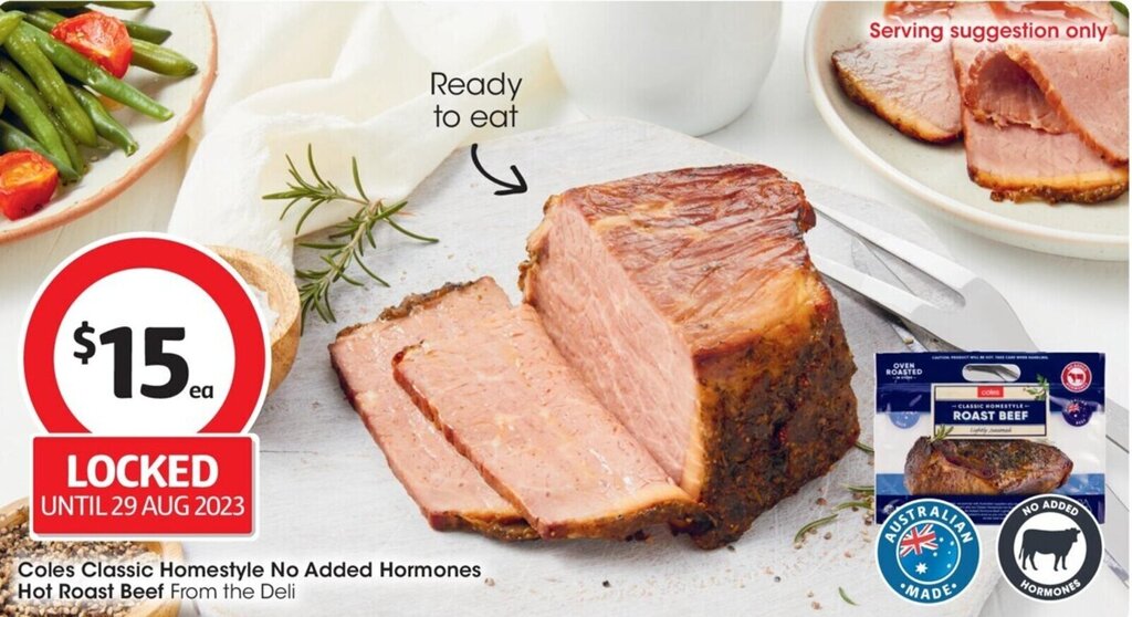 Coles Classic Homestyle No Added Hormones Hot Roast Coles Classic Homestyle No Added Hormones