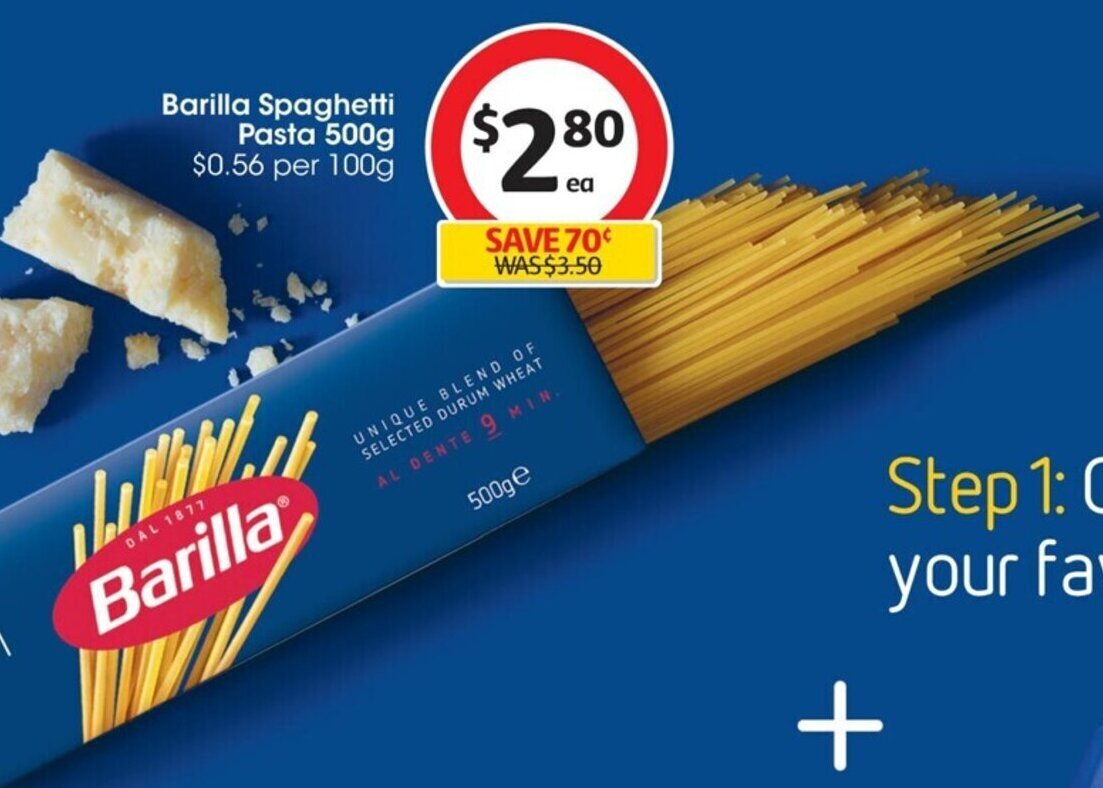 Barilla Spaghetti Pasta 500g offer at Coles