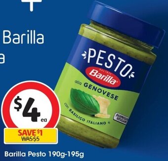 Coles Barilla Pesto 190g-195g offer