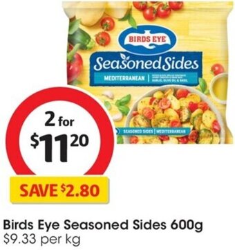 Coles Birds Eye Seasoned Sides 600g offer