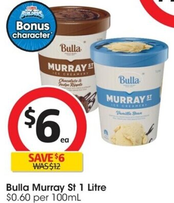 Coles Bulla Murray St 1 Litre offer