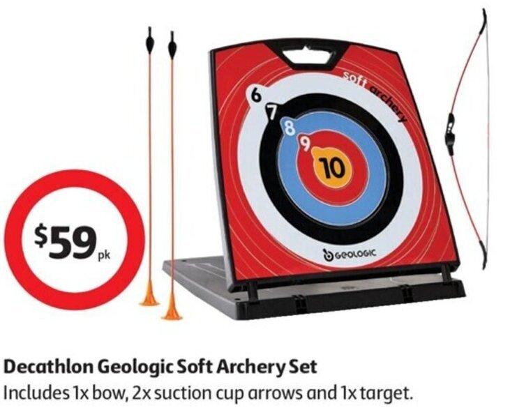 Decathlon Geologic Soft Archery Set offer at Coles
