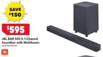 Harvey Norman JBL BAR 500 5.1-Channel Soundbar with Multibeam. offer
