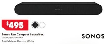 Harvey Norman Sonos Ray Compact Soundbar. offer