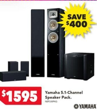 Harvey Norman Yamaha 5.1-Channel Speaker Pack. offer