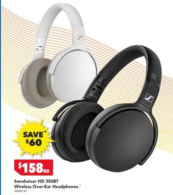 Harvey Norman Sennheiser HD 350BT Wireless Over-Ear Headphones. offer