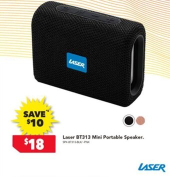 Harvey Norman Laser BT313 Mini Portable Speaker. offer
