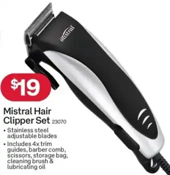 Australia Post Mistral Hair Clipper Set offer