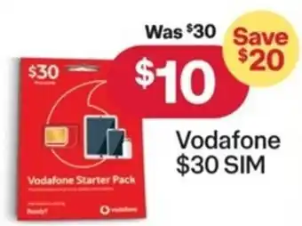 Australia Post Vodafone Sim offer