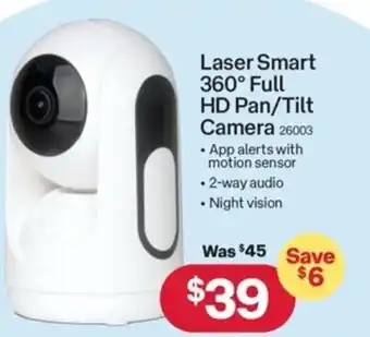 Australia Post Laser Smart 360° Full HD Pan/Tilt Camera offer