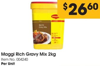 Campbells Wholesale Maggi Rich Gravy Mix 2kg offer