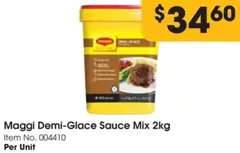 Campbells Wholesale Maggi Demi-Glace Sauce Mix 2kg Item No. 004410 offer