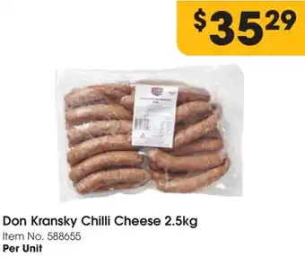 Don Kransky Chilli Cheese 2.5kg