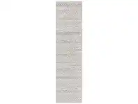 LivingStyles Oasis Nadia Tribal Runner Rug, 80x300cm, Grey offer