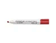 Officeworks Staedtler Lumocolor Whiteboard Marker Chisel Red offer