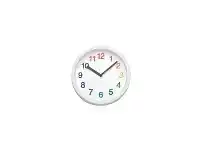 Officeworks Degree Prism 20cm Clock Multi Coloured offer