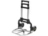 Officeworks J.Burrows 70kg Folding Trolley Aluminium offer