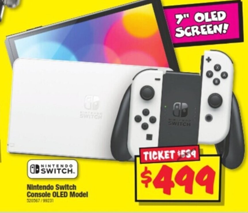 Nintendo Switch Console OLED Model offer at JB HiFi