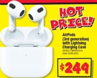 AirPods (3rd generation) with Lightning Charging Case