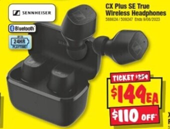 JB Hi-Fi CX Plus SE True Wireless Headphones offer