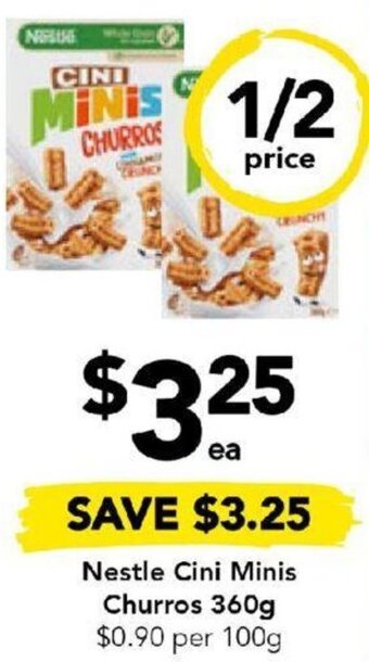Drakes Nestle Cini Minis Churros 360g offer
