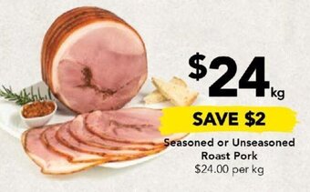 Drakes Seasoned or Unseasoned Roast Pork offer