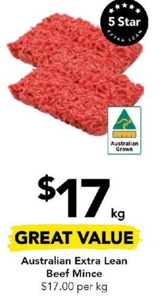 Drakes Australian Extra Lean Beef Mince offer