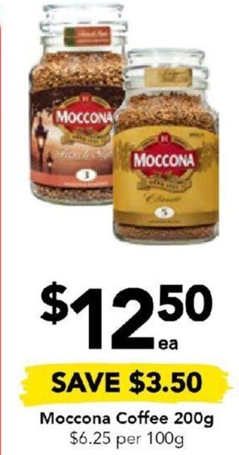 Drakes Moccona Coffee 200g offer
