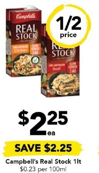 Drakes Campbell's Real Stock 1lt offer