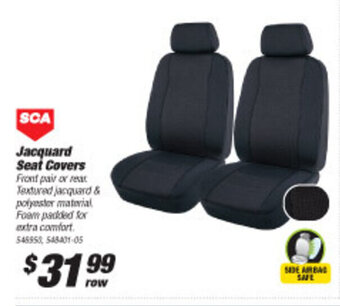 SuperCheap Auto SCA Jacquard Seat Covers offer