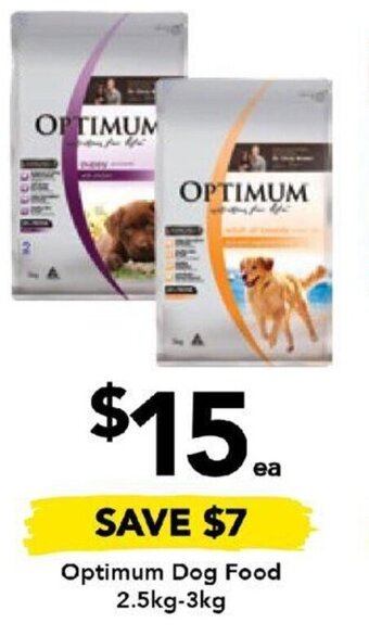 Drakes Optimum Dog Food 2.5kg-3kg offer