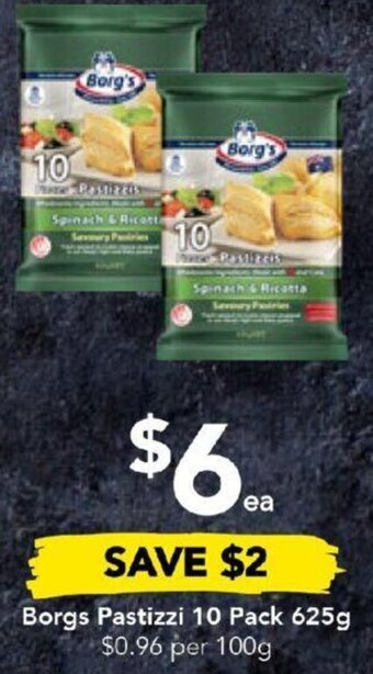 Drakes Borgs Pastizzi 10 Pack 625g offer