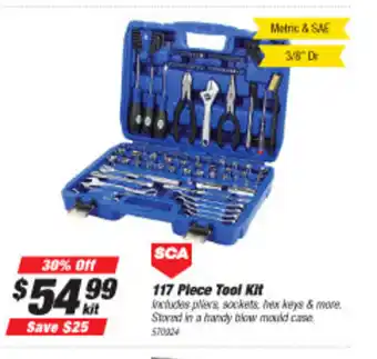 SuperCheap Auto SCA Piece Tool Kit offer
