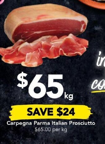 Drakes Carpegna Parma Italian Prosciutto offer